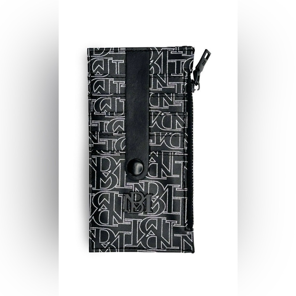Badgley Mischka Black and White 7 Card Slot Wallet *Brand New*